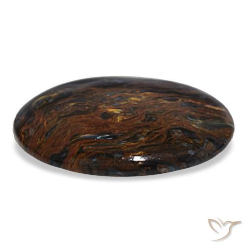 23.54캐럿 천연 멀티컬러 피터사이트, 타원형 컷, 29.8×22 mm, 불투명체