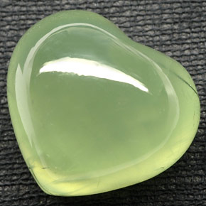 48.76캐럿 천연 라임 그린 프레나이트, 투명한, 22×19.7 mm, 투명/반투명