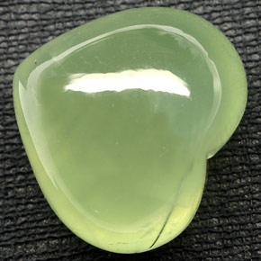 48.76캐럿 천연 라임 그린 프레나이트, 투명한, 22×19.7 mm, 투명/반투명