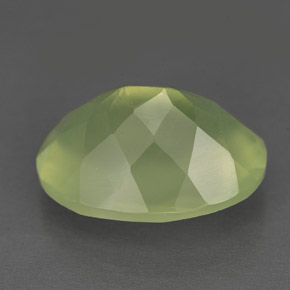 9.74캐럿 천연 그린 프레나이트, 투명한, 16×12.1 mm, 투명/반투명