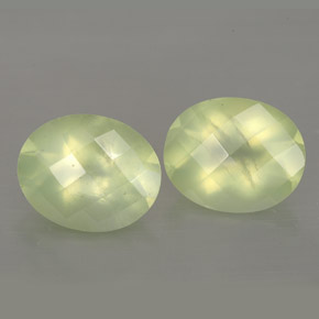 캐럿 천연 그린 프레나이트 보석, 투명한, 10×8.1 mm, 투명/반투명
