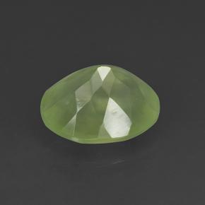 4.92캐럿 천연 그린 프레나이트, 타원형 컷, 12×10 mm, 투명한