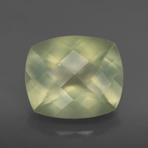 5.04캐럿 천연 그린 프레나이트, 투명한, 11.9×10 mm, 투명/반투명