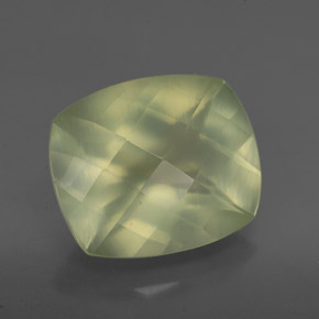 5.04캐럿 천연 그린 프레나이트, 투명한, 11.9×10 mm, 투명/반투명