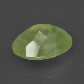 9.97캐럿 천연 그린 프레나이트, 타원형 컷, 15.9×12.1 mm, 투명한