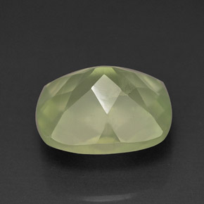 5.60캐럿 천연 그린 프레나이트, 투명한, 11.9×10 mm, 투명/반투명