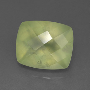5.82캐럿 천연 그린 프레나이트, 투명한, 12×10 mm, 투명/반투명
