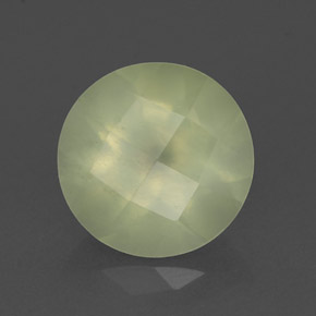 1.90캐럿 천연 그린 프레나이트, 투명한, 7.98 mm, 투명/반투명