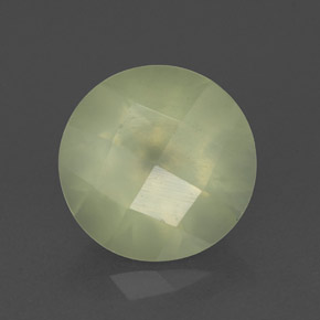 1.90캐럿 천연 그린 프레나이트, 투명한, 7.98 mm, 투명/반투명