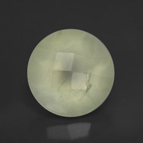1.94캐럿 천연 그린 프레나이트, 투명한, 8.00 mm, 투명/반투명