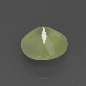 1.96캐럿 천연 그린 프레나이트, 투명한, 7.98 mm, 투명/반투명