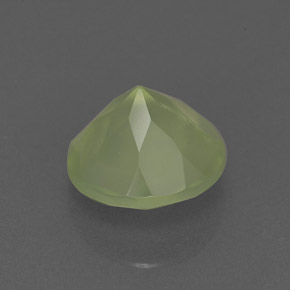 1.95캐럿 천연 그린 프레나이트, 투명한, 7.97 mm, 투명/반투명