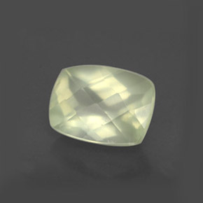 1.60캐럿 천연 그린 프레나이트, 투명한, 8.1×6 mm, 투명/반투명