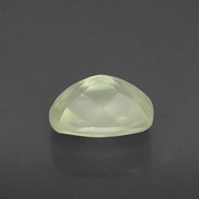 1.60캐럿 천연 그린 프레나이트, 투명한, 8.1×6 mm, 투명/반투명