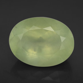9.40캐럿 천연 그린 프레나이트, 투명한, 16×12.1 mm, 투명/반투명