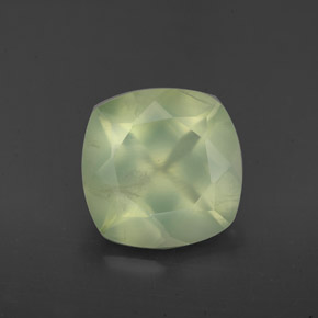3.86캐럿 천연 그린 프레나이트, 투명한, 10.1×10 mm, 투명/반투명