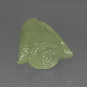 33.63캐럿 천연 그린 프레나이트, 투명한, 22.5×18.8 mm, 투명/반투명