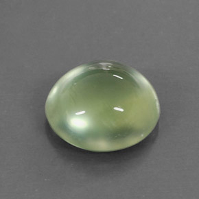 3.81캐럿 천연 그린 프레나이트, 투명한, 10.16 mm, 투명/반투명