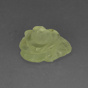 9.72캐럿 천연 그린 프레나이트, 투명한, 16.2×13.4 mm, 투명/반투명
