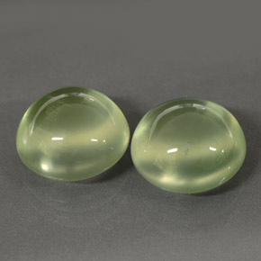 캐럿 천연 그린 프레나이트 보석, 투명한, 10.02 mm, 투명/반투명