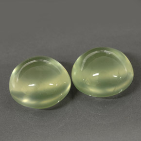 캐럿 천연 그린 프레나이트 보석, 투명한, 10.02 mm, 투명/반투명