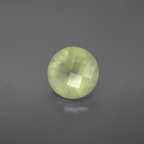1.94캐럿 천연 그린 프레나이트, 투명한, 7.99 mm, 투명/반투명