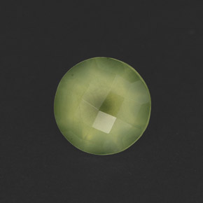 1.81캐럿 천연 그린 프레나이트, 투명한, 7.93 mm, 투명/반투명