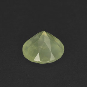 1.99캐럿 천연 그린 프레나이트, 투명한, 8.12 mm, 투명/반투명