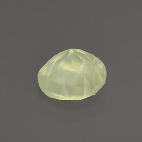 1.86캐럿 천연 그린 프레나이트, 투명한, 7.87 mm, 투명/반투명