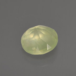 1.91캐럿 천연 그린 프레나이트, 투명한, 8.07 mm, 투명/반투명
