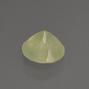 1.93캐럿 천연 그린 프레나이트, 라운드 컷, 8.05 mm, 투명한