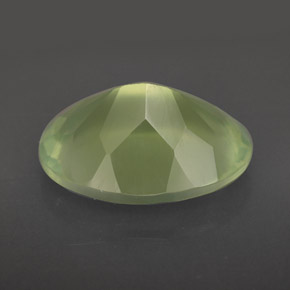 8.93캐럿 천연 라임 그린 프레나이트, 투명한, 16×12 mm, 투명/반투명
