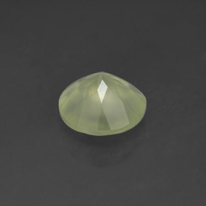 1.71캐럿 천연 그린 프레나이트, 투명한, 7.92 mm, 투명/반투명