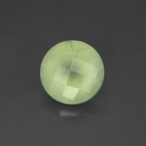 1.93캐럿 천연 그린 프레나이트, 투명한, 7.98 mm, 투명/반투명