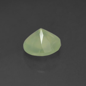 1.93캐럿 천연 그린 프레나이트, 투명한, 7.98 mm, 투명/반투명