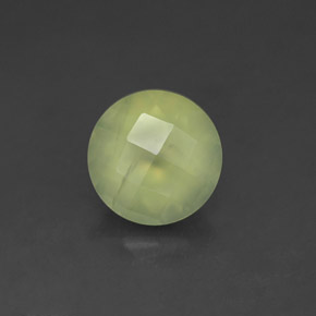 1.83캐럿 천연 그린 프레나이트, 투명한, 7.85 mm, 투명/반투명