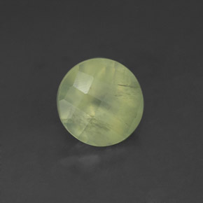 1.93캐럿 천연 그린 프레나이트, 투명한, 7.95 mm, 투명/반투명