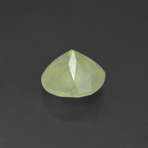 1.93캐럿 천연 그린 프레나이트, 투명한, 7.95 mm, 투명/반투명