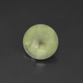 1.71캐럿 천연 그린 프레나이트, 투명한, 7.88 mm, 투명/반투명