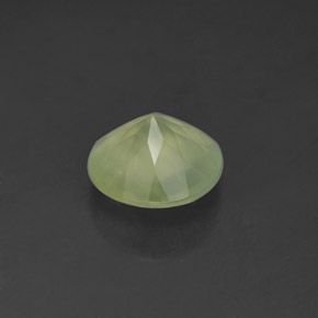 1.71캐럿 천연 그린 프레나이트, 투명한, 7.88 mm, 투명/반투명