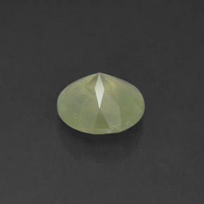 1.70캐럿 천연 그린 프레나이트, 투명한, 7.97 mm, 투명/반투명