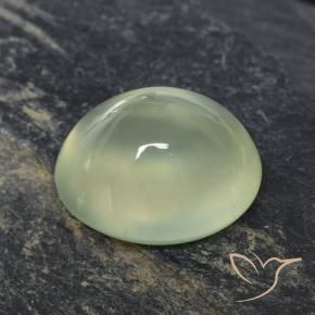 2.77캐럿 천연 Pale Pear Green  프레나이트, 타원형, 투명한