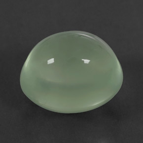 4.05캐럿 천연 그린 프레나이트, 투명한, 9.6×8.1 mm, 투명/반투명