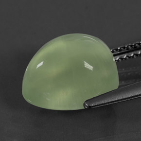 4.69캐럿 천연 녹색 프레나이트, 투명한, 투명/반투명