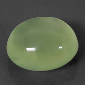 17.09캐럿 천연 그린 프레나이트, 투명한, 16.4×14 mm, 투명/반투명