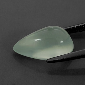 4.45캐럿 천연 그린 프레나이트, 투명한, 13.3×8.3 mm, 투명/반투명