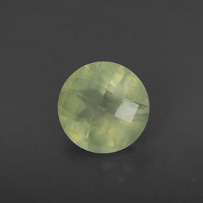 1.78캐럿 천연 그린 프레나이트, 투명한, 7.82 mm, 투명/반투명