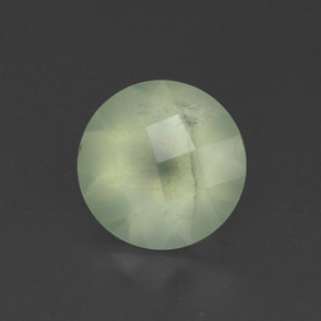 1.80캐럿 천연 그린 프레나이트, 투명한, 8.02 mm, 투명/반투명
