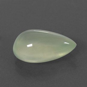 3.38캐럿 천연 그린 프레나이트, 투명한, 12.6×8.2 mm, 투명/반투명