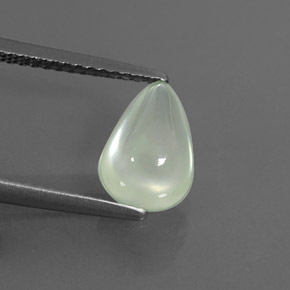 2.08캐럿 천연 그린 프레나이트, 투명한, 9.5×6.7 mm, 투명/반투명